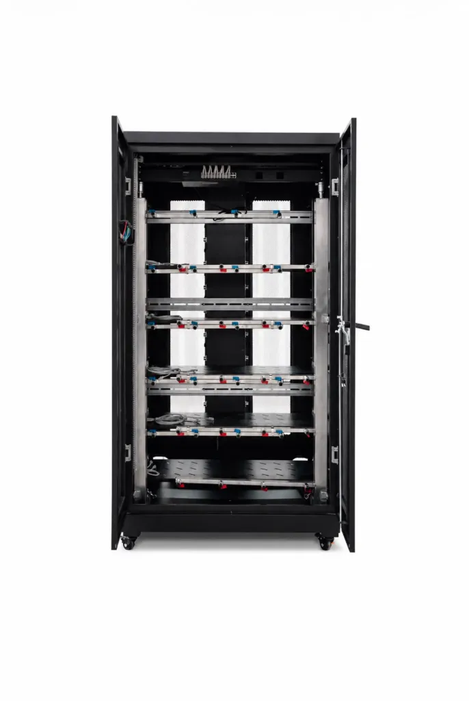 Anttrack Refrigeración Líquida Antminer 20 posiciones – Rack hidro · 1000×1000×1800mm · 150kg