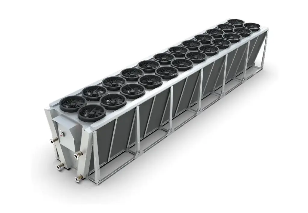 Enfriador seco 2MW para refrigeración industrial de minería ASIC e inmersión  