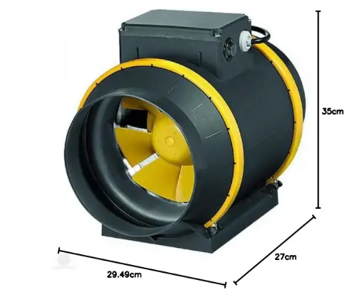 TURBINA DE REFRIGERACIÓN PARA ASIC+ PIEZA 3D (BITMIAN-WHATSMINER-ICERIVER-AVALON)