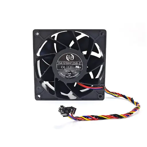 Ventilador de refrigeración HA1250H12SB-Z 12V 9A Avalon 1346 · 1366 · 1566 – 120mm · 4 pines PWM